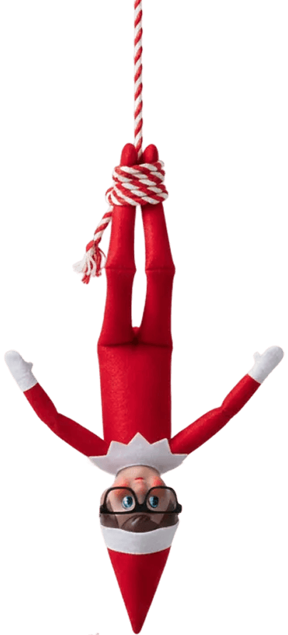 hanging-elf